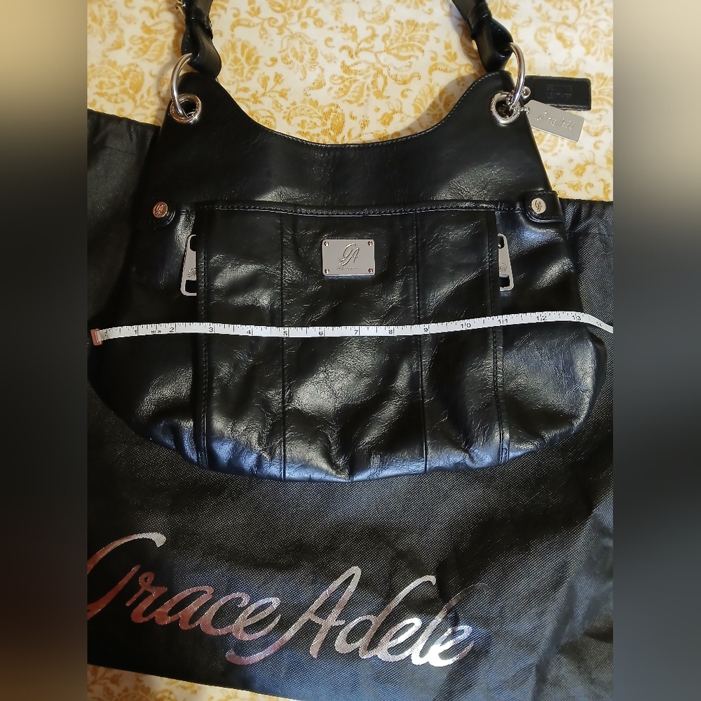 Grace Adele Black Shoulder Bag - image 3